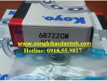 BẠC ĐẠN 687ZZ - KOYO